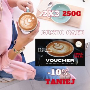 Subskrypcja Gusto Cafe 3x3