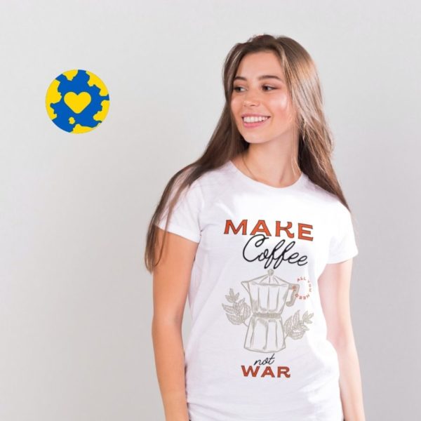 Koszulka Make Coffee Not War