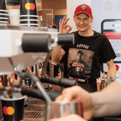 #KrzysztofBarista i T-Shirt SuperPower.coffee