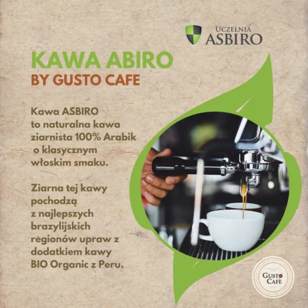 Kawa ASBIRO 1KG by Gusto Cafe