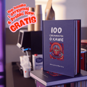 Książka "100 Ciekawostek o Kawie" plus 4 kawy gratis