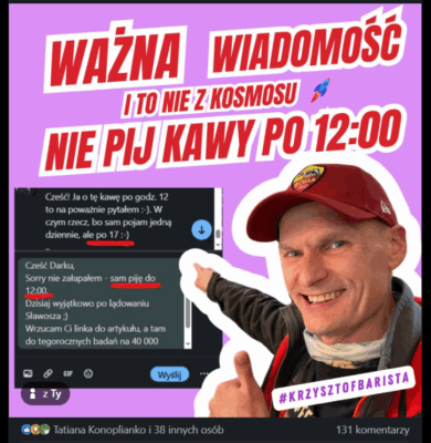 Nie pij kawy po 12!