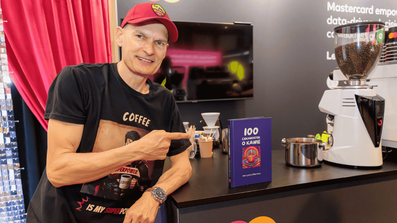 Zaproszenie na Warsaw Coffee Festival #KrzysztofBarista autor "100 Ciekawostek o Kawie"