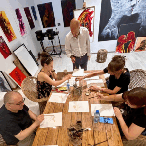 Warsztaty malowania kawą - Kawa-Warszawa.pl