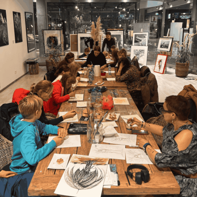 Warsztaty malowania kawą - Kawa-Warszawa.pl