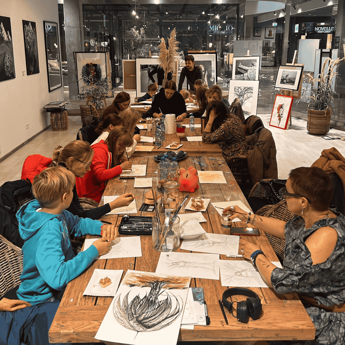 Warsztaty malowania kawą - Kawa-Warszawa.pl