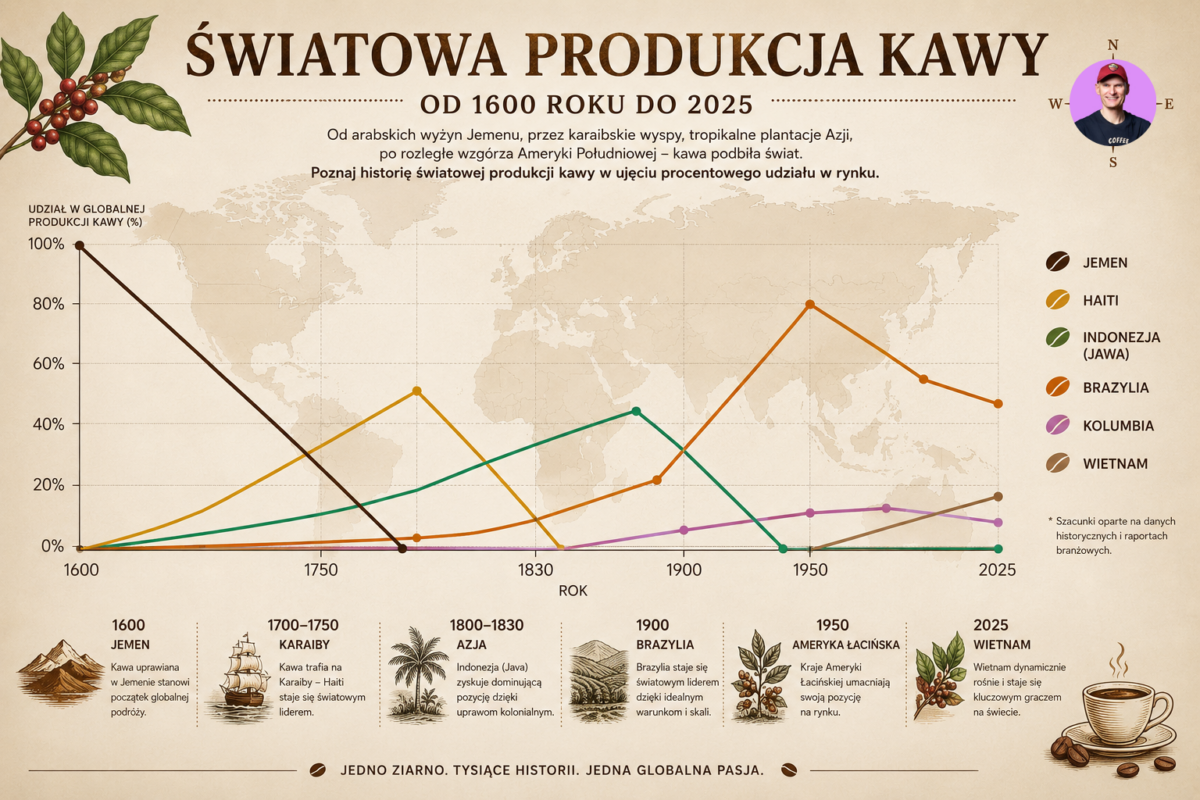 Obrazek "Światowa Produkcja Kawy" - wpis na blogu Kawa- Warszawa.pl by #KrzysztofBarista